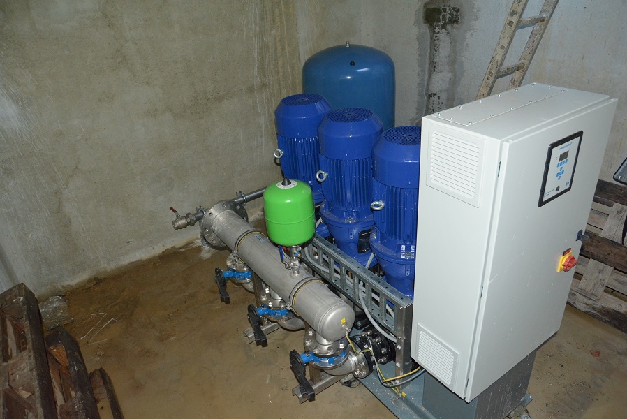 Installation of DP-PUMPS into underground sump